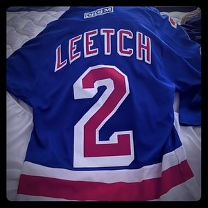 CCM New York Rangers Brian Leetch Jersey